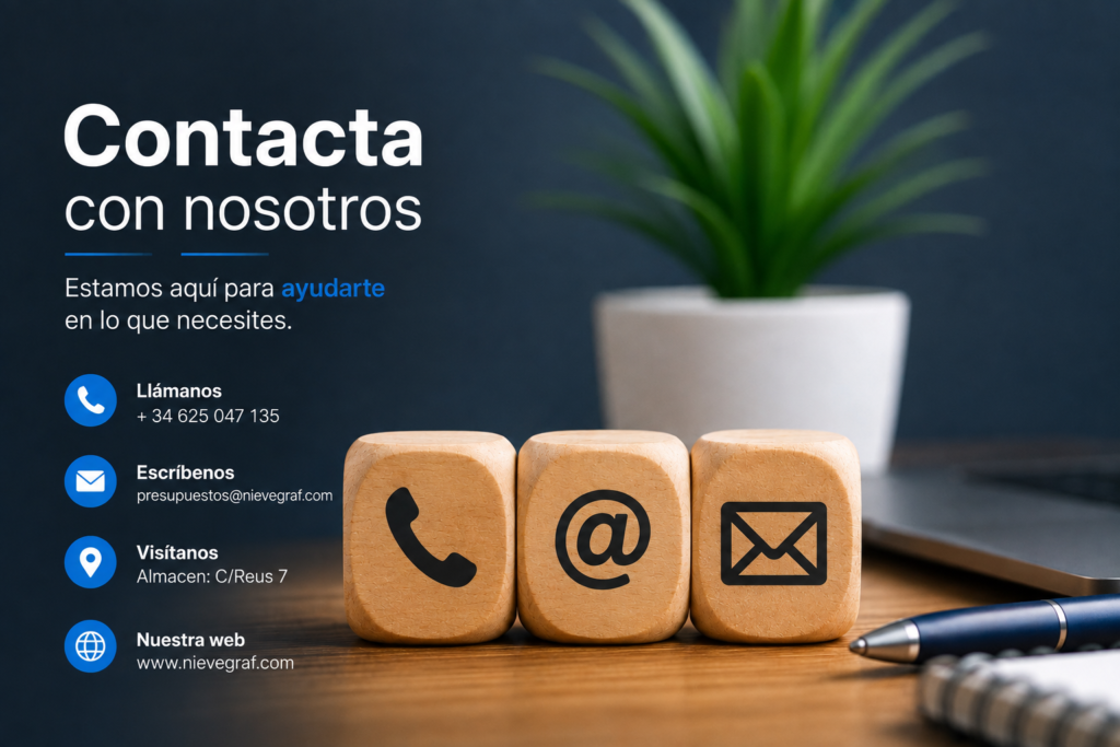Contacta con nosotros Nievegraf
