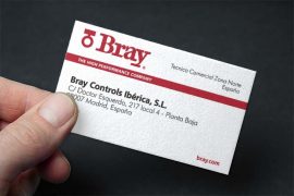 Tarjeta visita Bray