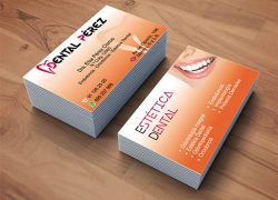 Tarjeta visita Dental Perez