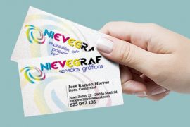 Tarjetas visita Nievegraf