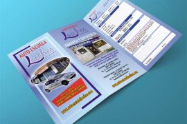 Tr&iacute;pitico 1 Autoescuela Loeches